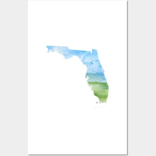 Florida Home State Posters and Art